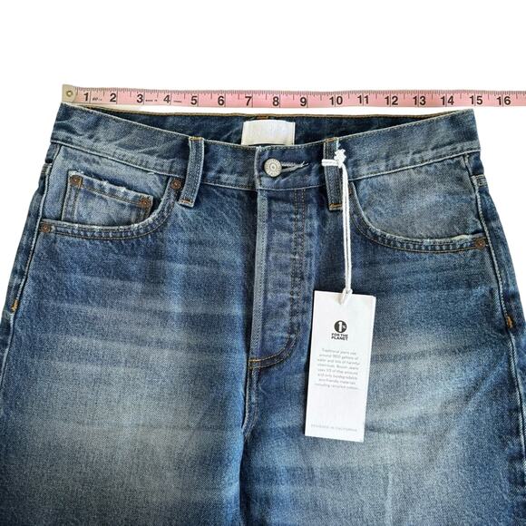 Boyish The Monty Miss Julie Blue High Rise Relaxed Denim Shorts Size 27 NWT - Picture 5 of 10